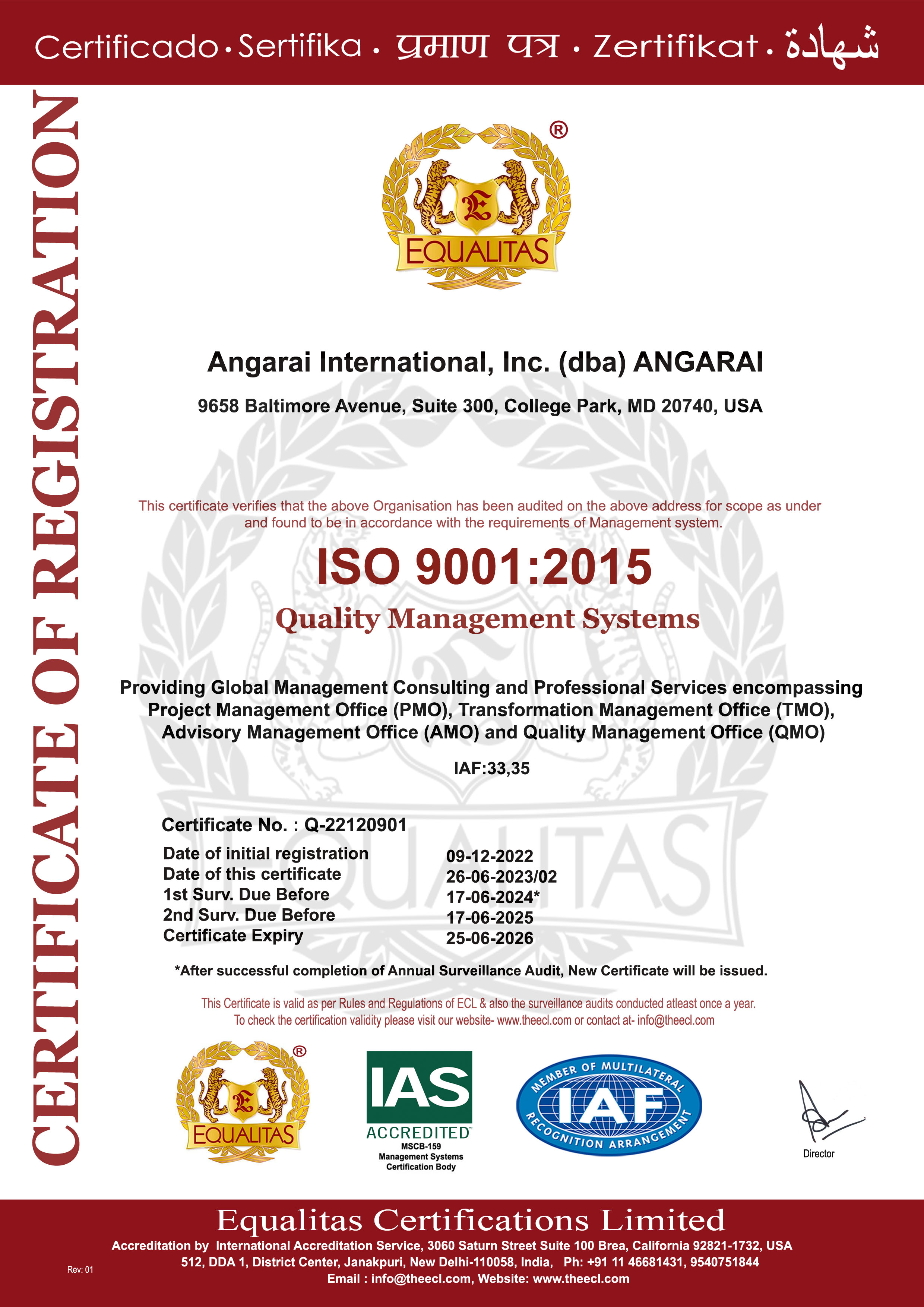 ISO 9001:2015